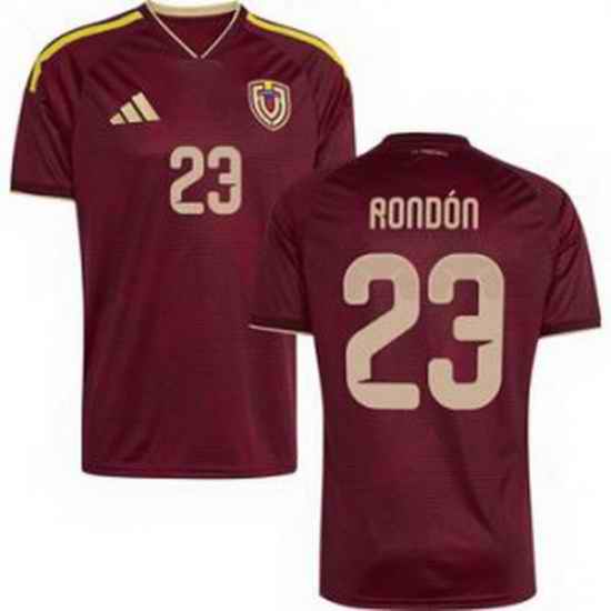 Men 23 Venezuela Salomon Rondon Away Replica Jersey   1